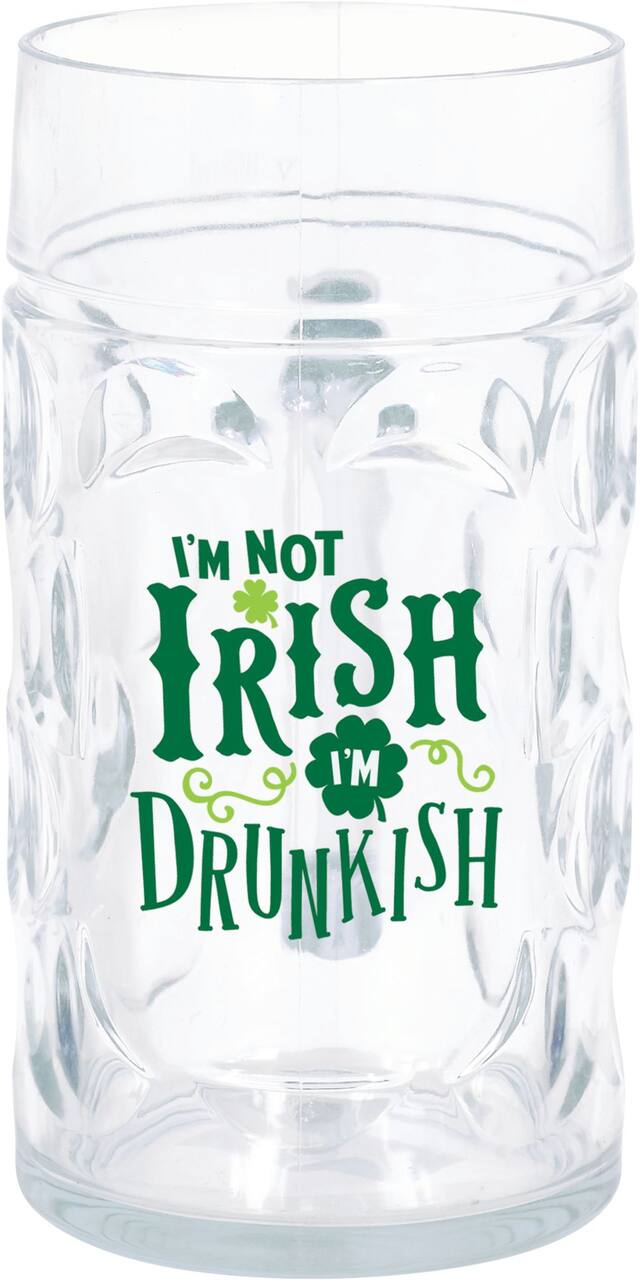 Tasse bière I'm Not Irish I'm Drunkish Front_Elevated