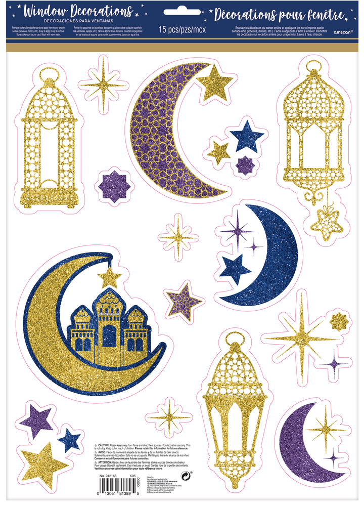 Crescent Moon - Window Sticker / Decal - Peace Resource Project
