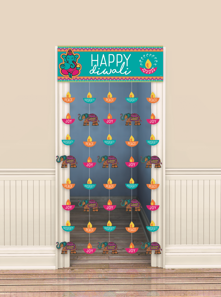 Rideau pour seuil de porte Divali Front_Flat