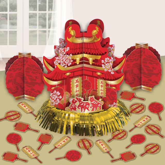 Chinese New Year Table Decorating Kit, 23-pc Composite_or_Mixed