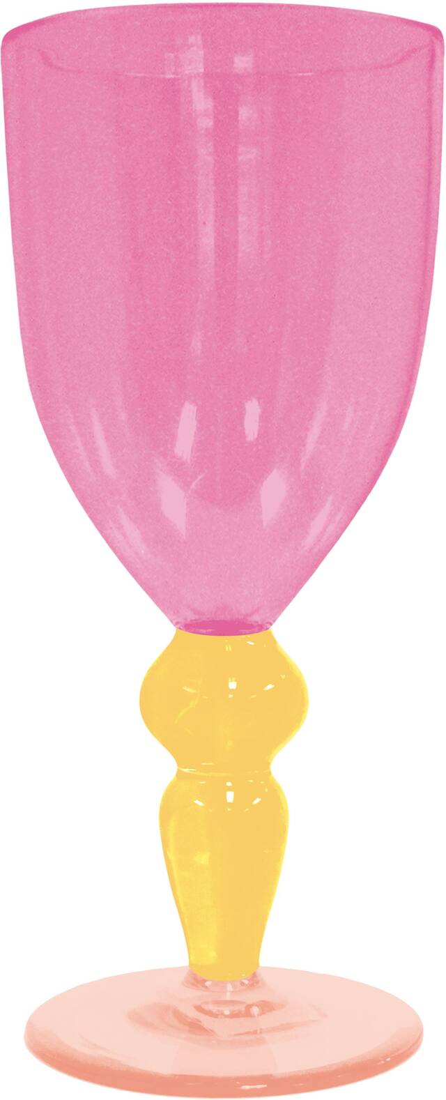 Warm Sea Wine Goblet Front_Elevated