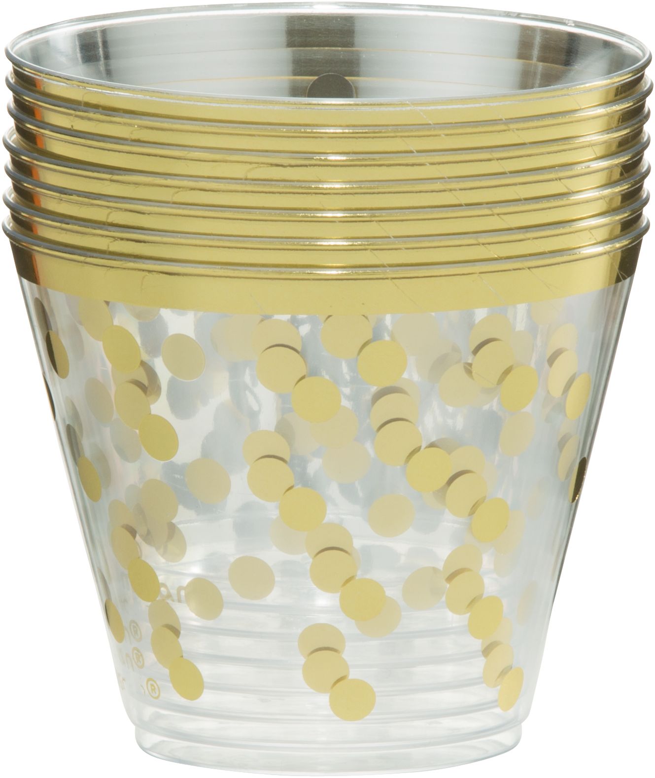 Verres en plastique, Cheers to a New Year, paq. 30 Front_Elevated