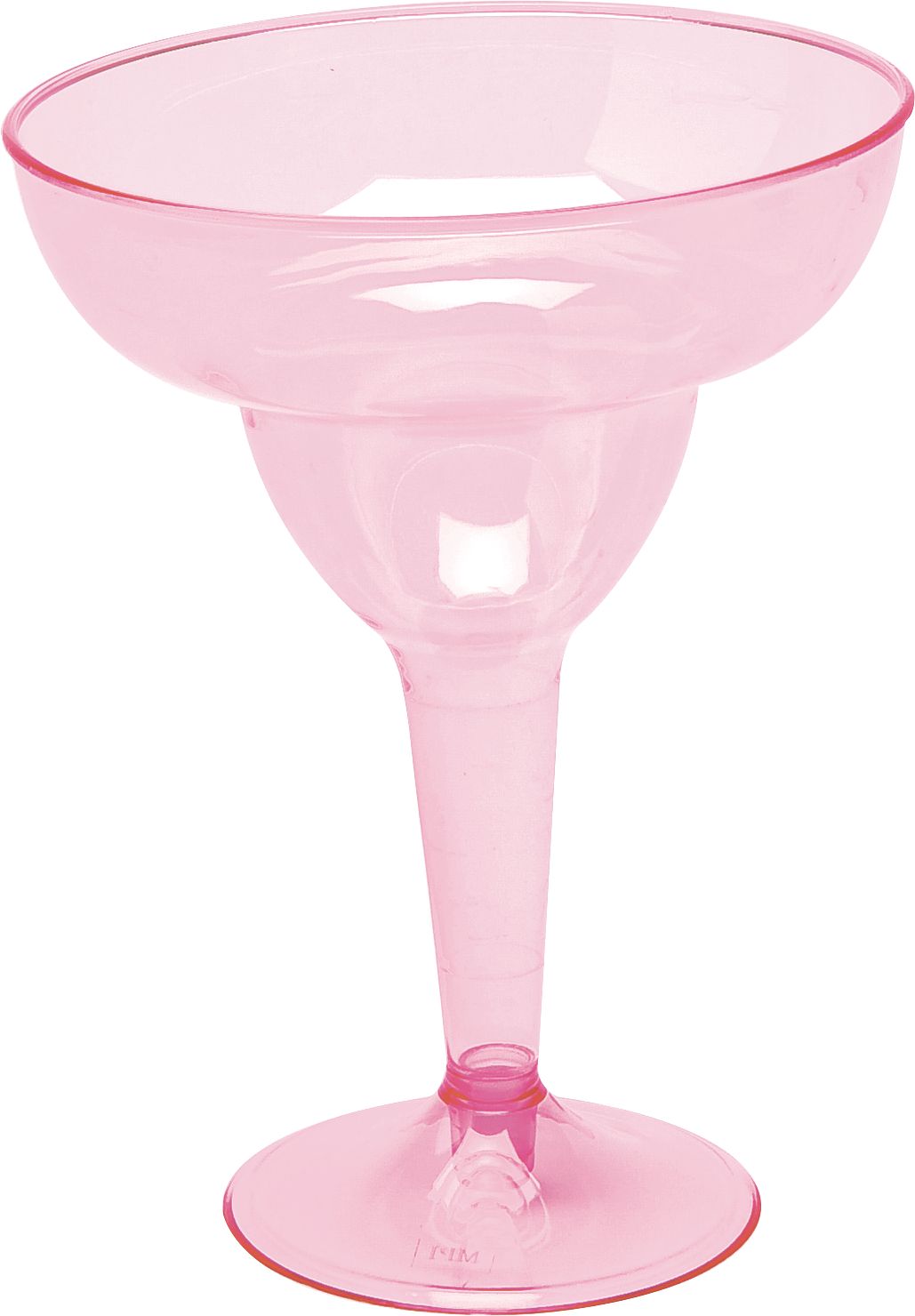 Reusable Red Plastic Margarita Glasses with Stem, 15oz, Drinking Glasses for Parties, Durable Champagne Flutes, Sturdy Stem Glass for Wine, Martini, Elegantes Copas De Vino, Pack of 4 main image 1