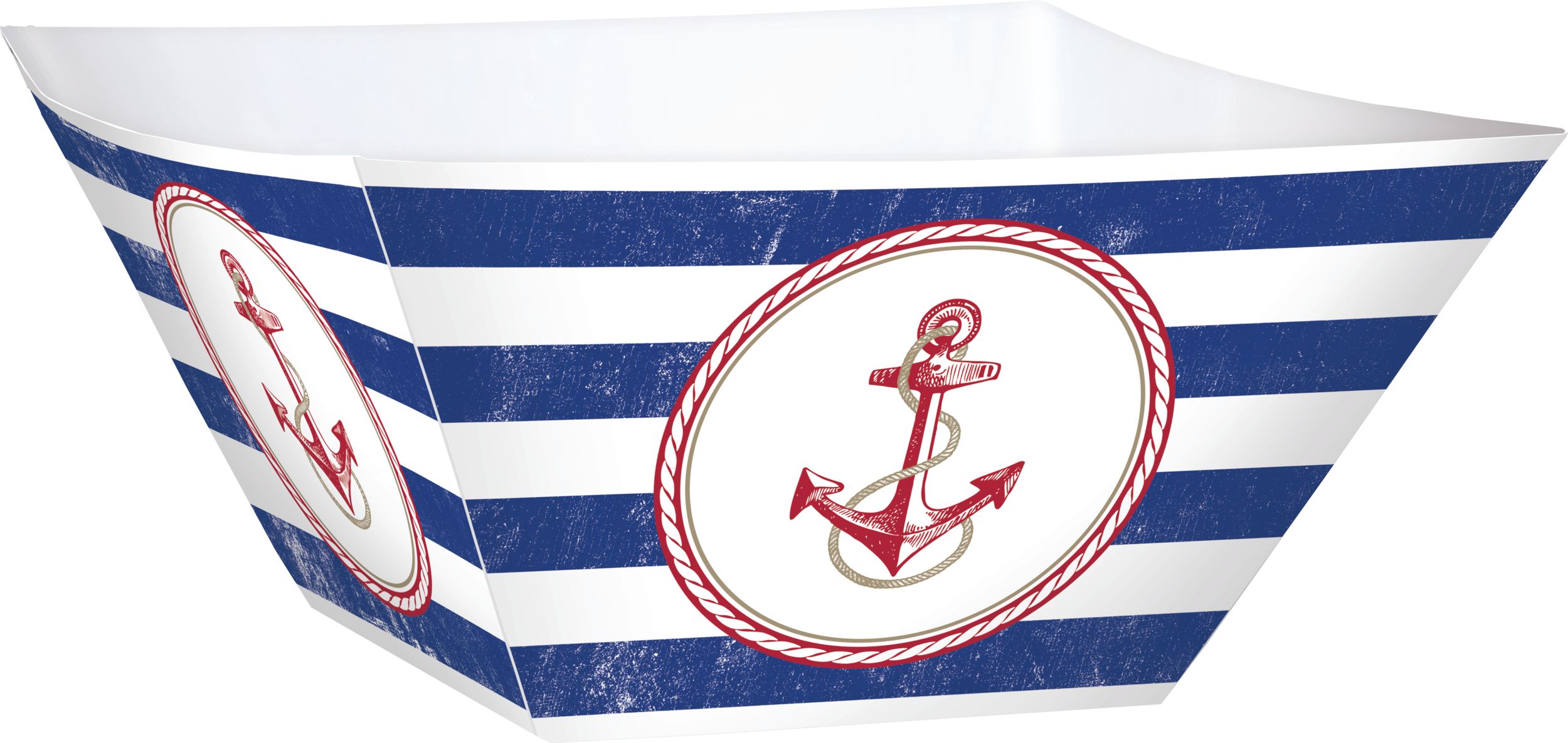 Striped Nautical Snack Bowls, 3-pk Front_Angled_Right