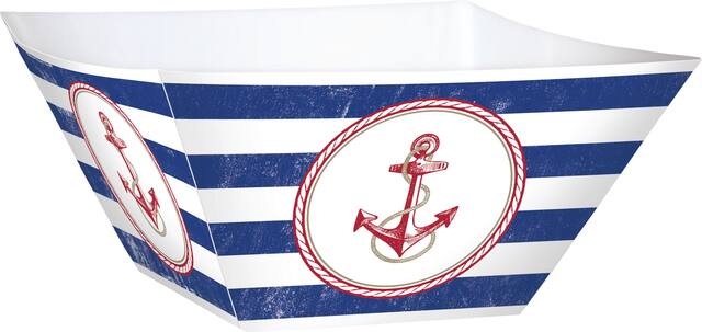 Striped Nautical Snack Bowls, 3-pk Front_Angled_Right