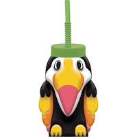 Toucan Cup with Straw Front_Flat
