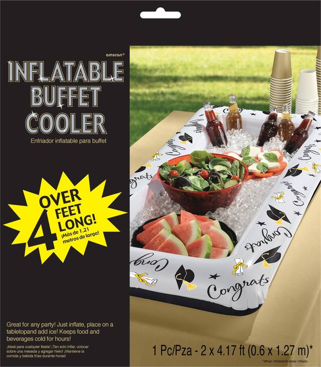 Inflatable Graduation Buffet Cooler Front_Flat