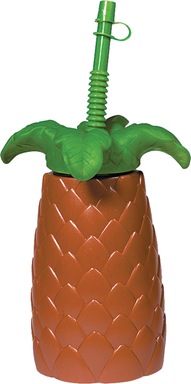 Palm Tree Cup with Straw Party City