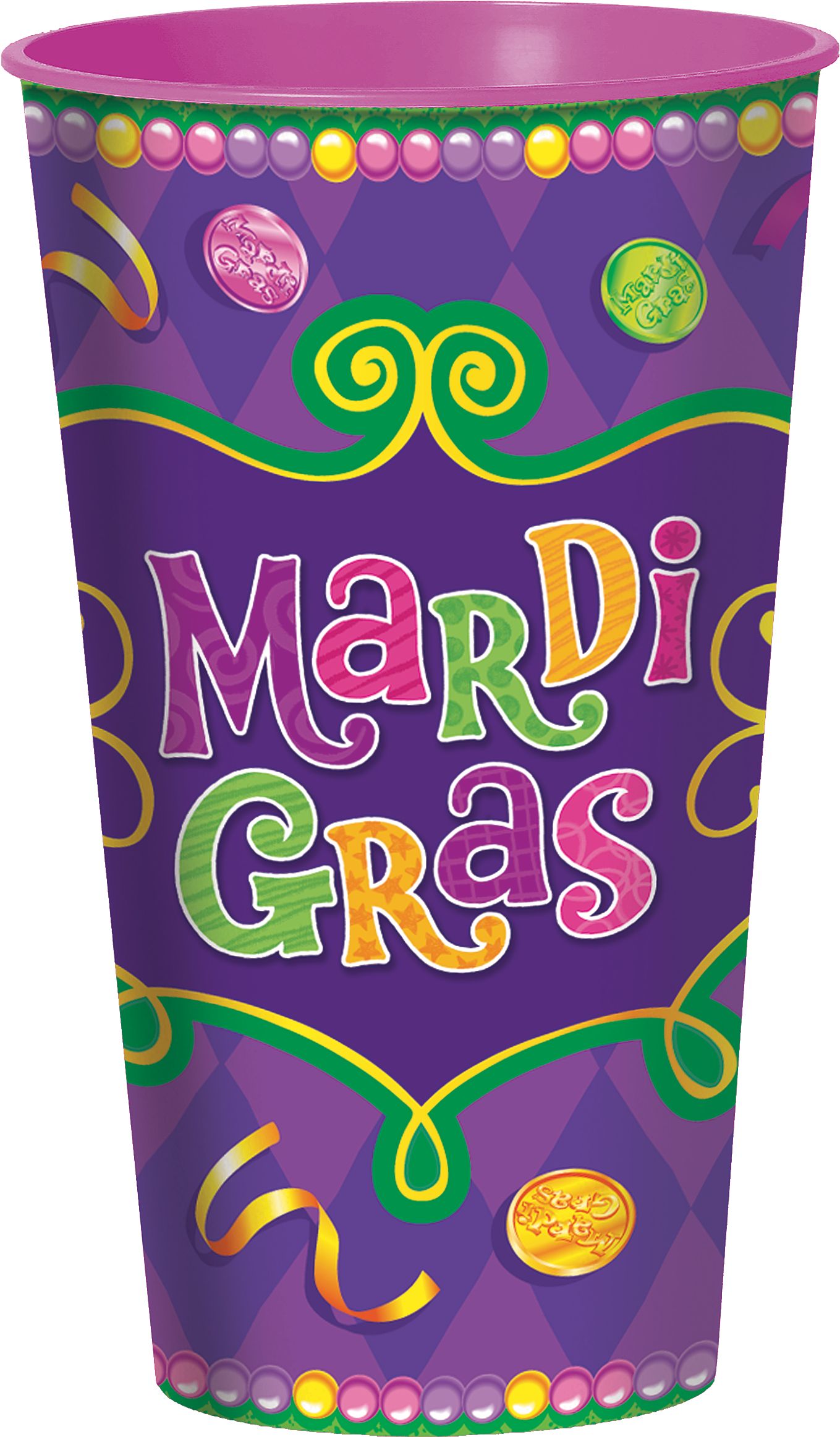 Tasse du Mardi gras Front_Elevated