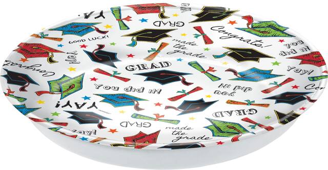 White Graduation Serving Bowl Front_Elevated