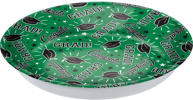 13.75IN GRN BOWL GRA