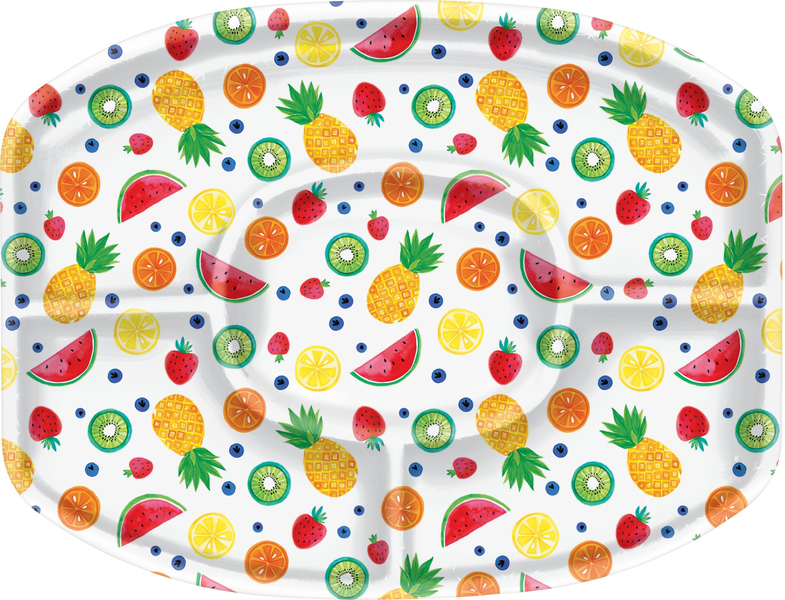 Hello Summer Sectional Platter Overhead_Flat