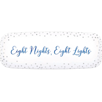 Plateau rectangulaire en plastique Eight Nights Eight Lights Front_Flat