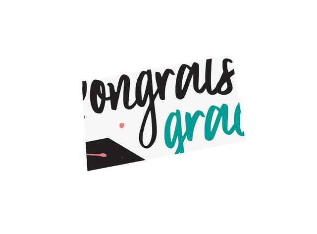 Congrats Grad Serving Tray Overhead_Flat