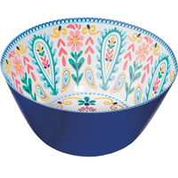 Bol de service en plastique Boho Vibes, 13 po Front_Elevated