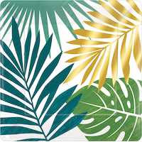 Assiettes à dessert Feuille de palmier Key West, paq. 8 CloseUp