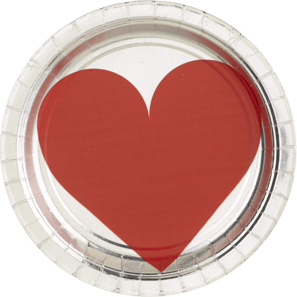 Valentine dessert plates online