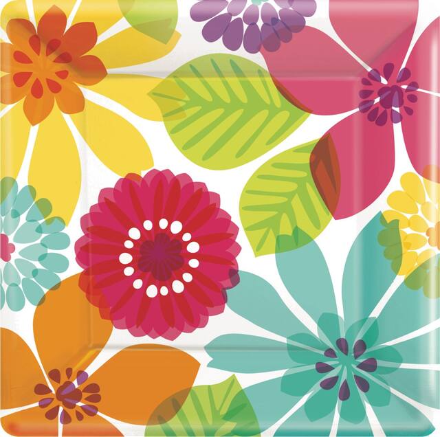 Grandes assiettes Un jour au paradis, paq. 8 Front_Flat