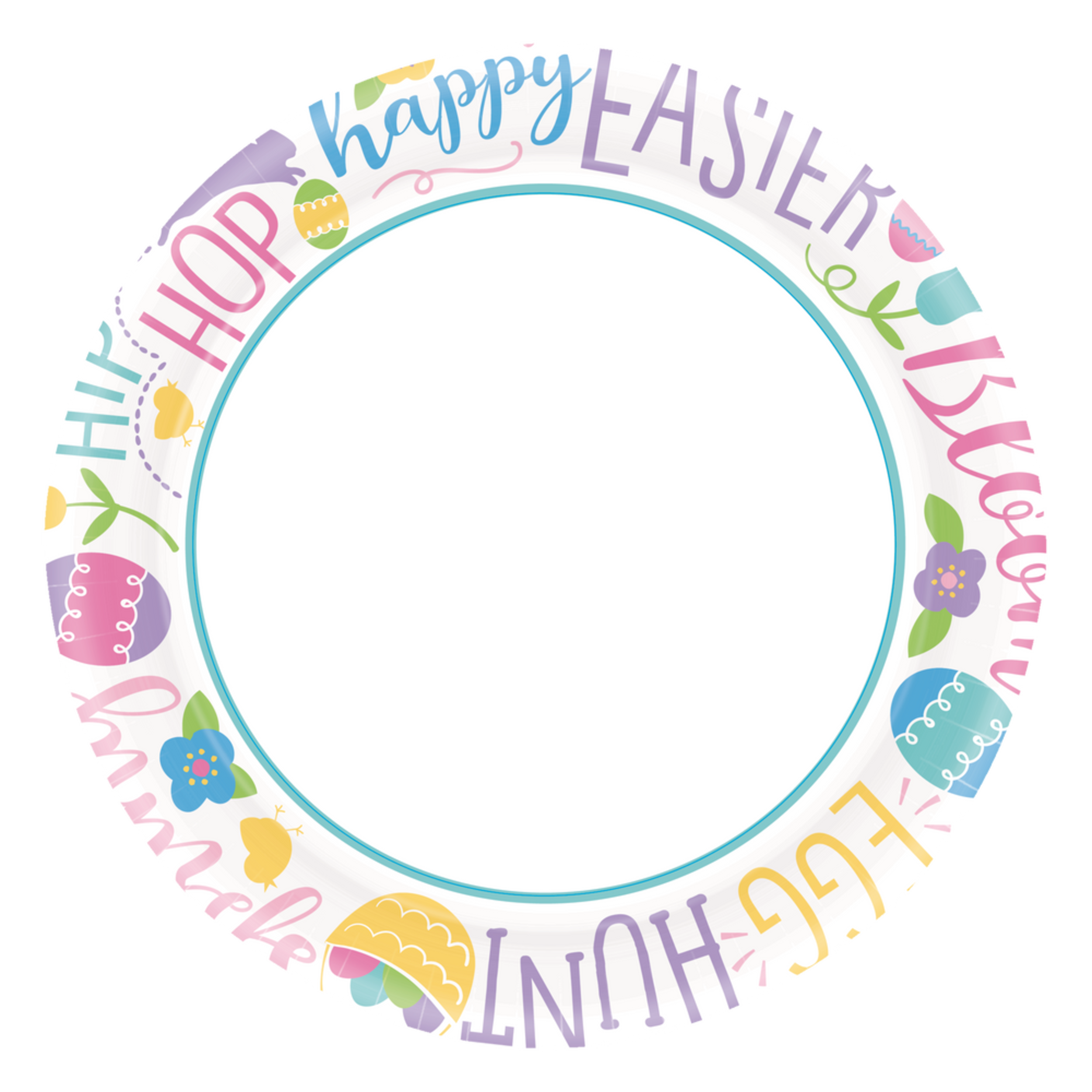 Hoppy Easter Dinner Plates, 40pk Party City