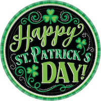 Assiettes à dessert Clover Me Lucky, paq. 60 Overhead_Flat