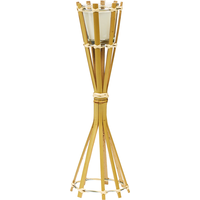 Bamboo Tiki Torch Candle Holder Front_Flat