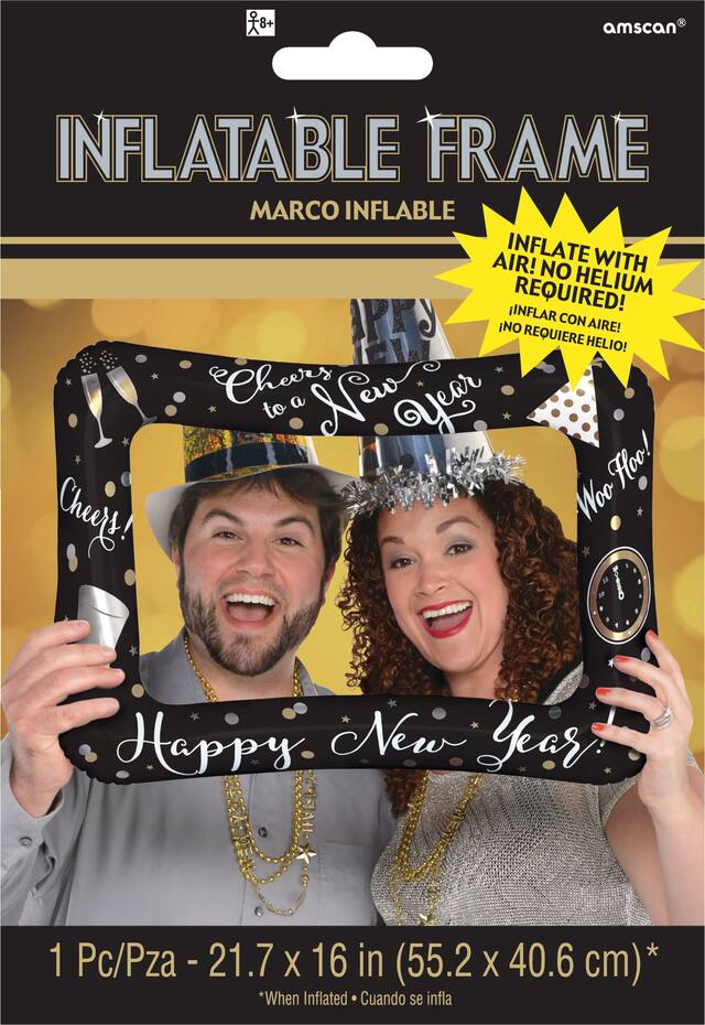 Inflatable New Year's Photo Frame Balloon Front_Flat