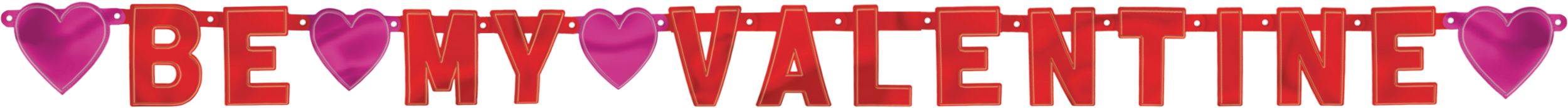 Valentine's Day Banners, 4-pk Front_Flat