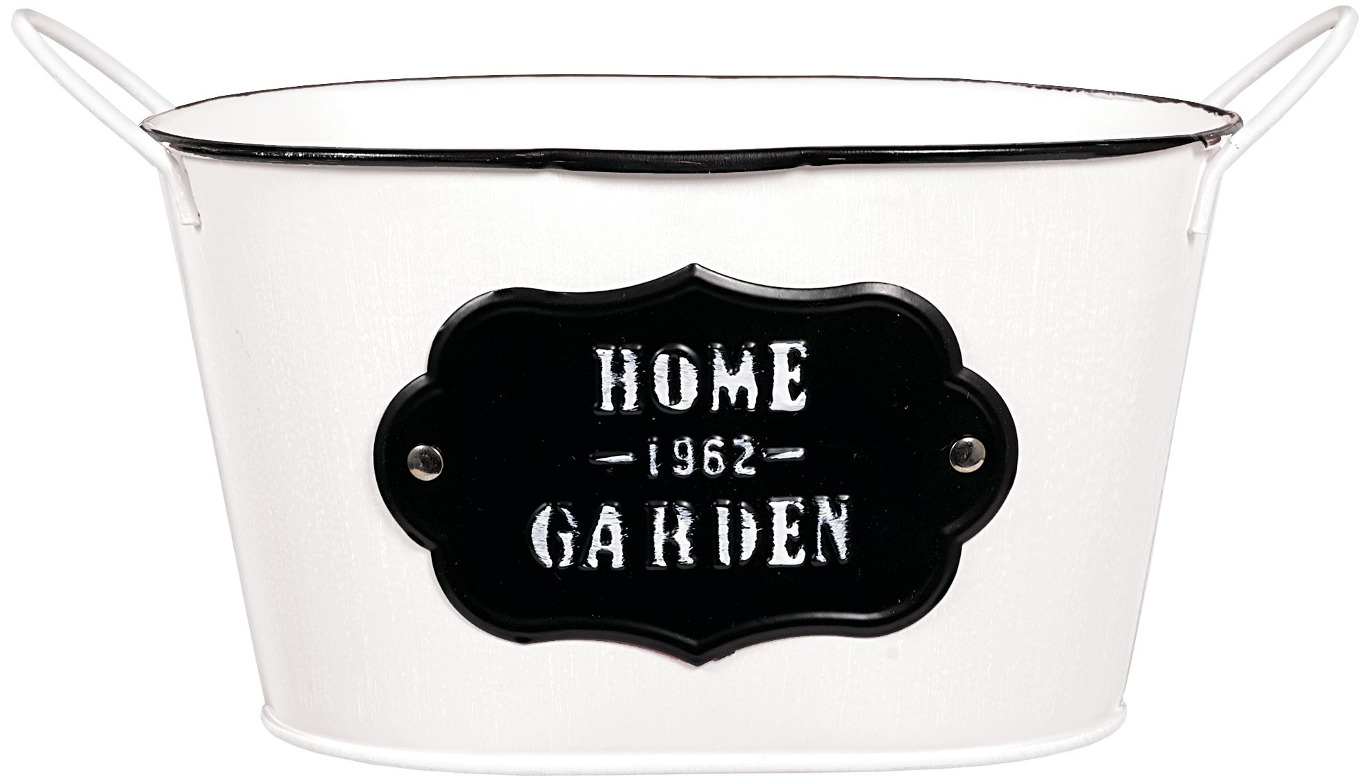 Small Home Garden Metal Bucket Front_Elevated