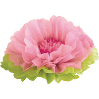 Spring Flower Tissue Pom Poms, 3-pk Front_Elevated