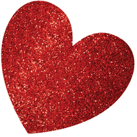 Heart Table & Wall Cutout Decorations, Red, 11.5-in, 20-pk, for Valentine's Day