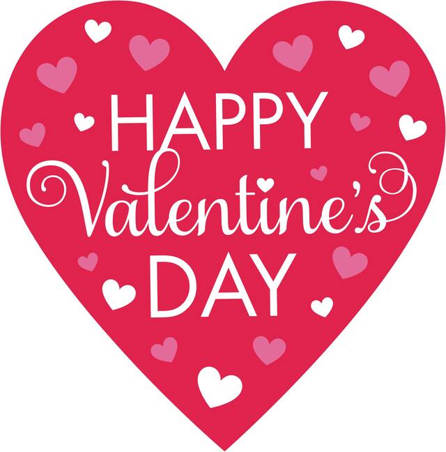 Happy Valentine's Day Cut-out Overhead_Flat