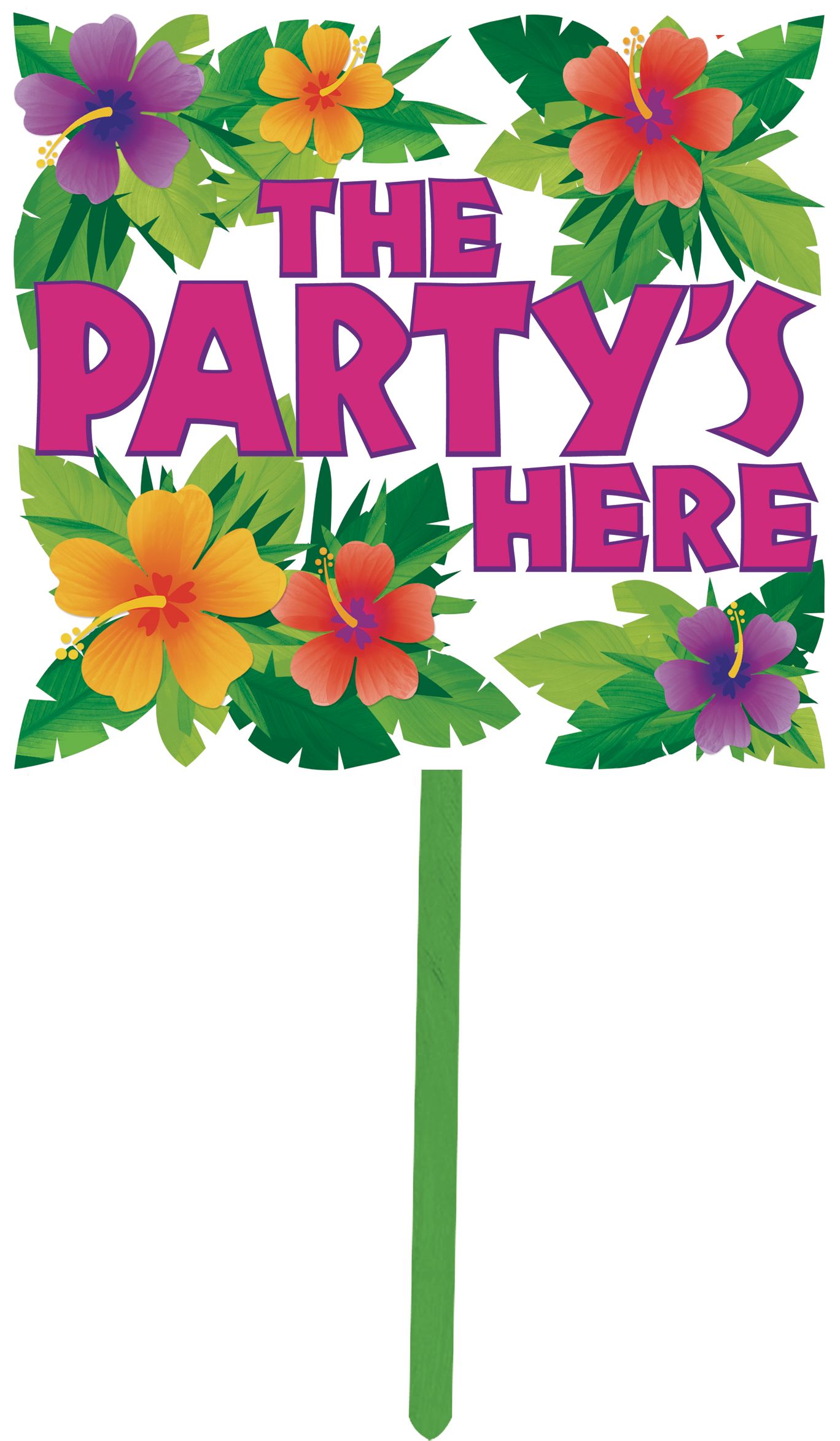 Summer Party Yard Sign Party City