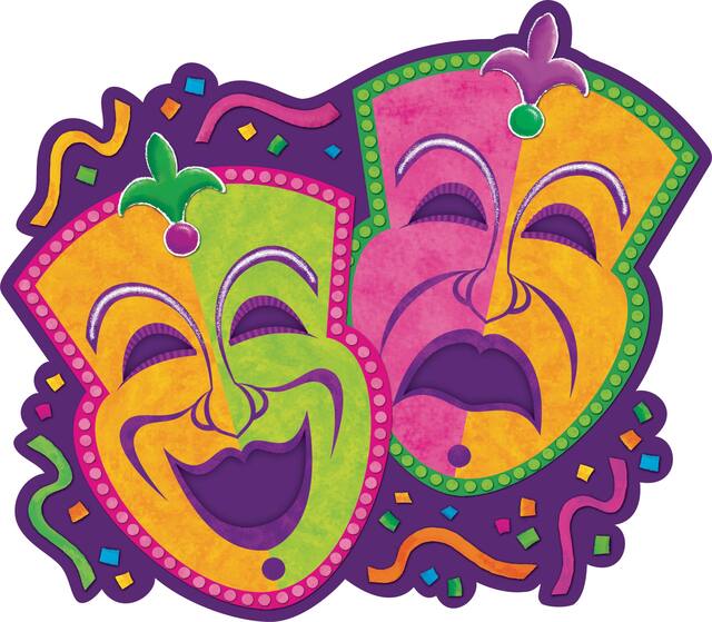 Découpe comédie et tragédie du Mardi Gras Front_Flat