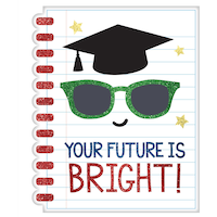 Découpes remise de diplôme scintillant Future Dreamer, paq. 9 Front_Flat