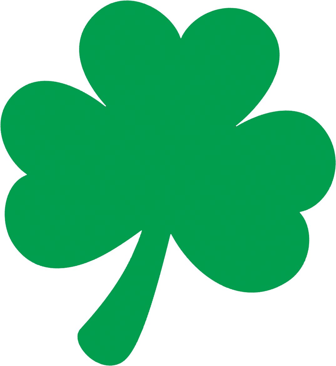 Découpe trèfle de la Saint-Patrick, vert, paq. 30 Front_Flat