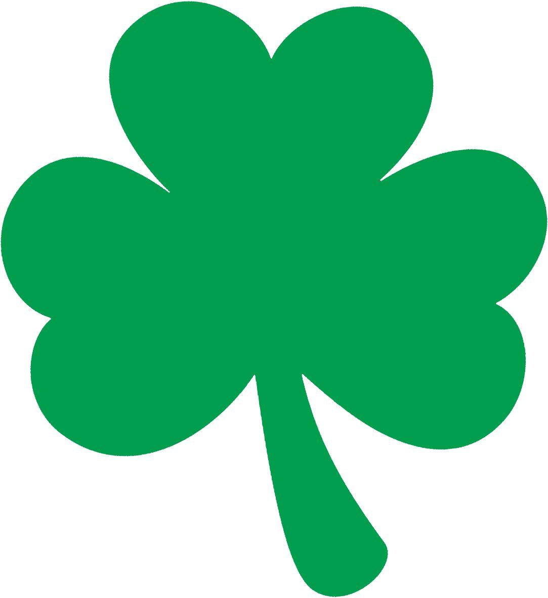 Découpe trèfle de la Saint-Patrick, vert, paq. 30 Front_Flat