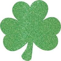 Shamrock Table & Wall Cutout Decorations, Green, 7-in, 10-pk, for St. Patrick's Day
