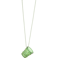 St. Patrick's Day Bling Shot Glass Bead Necklace Front_Angled_Right