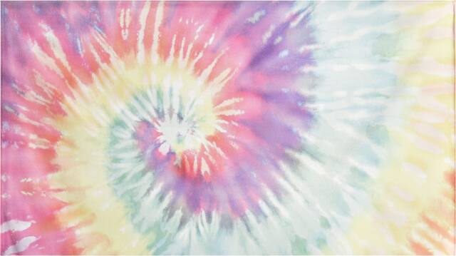 Serviette de plage teinture sur nœuds Front_Flat