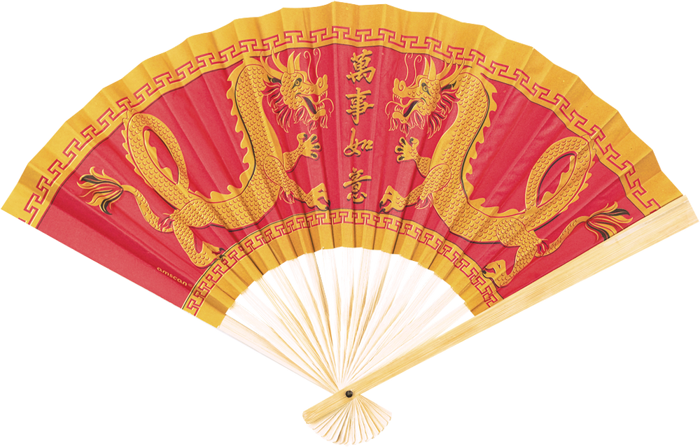 Chinese paper shop fan