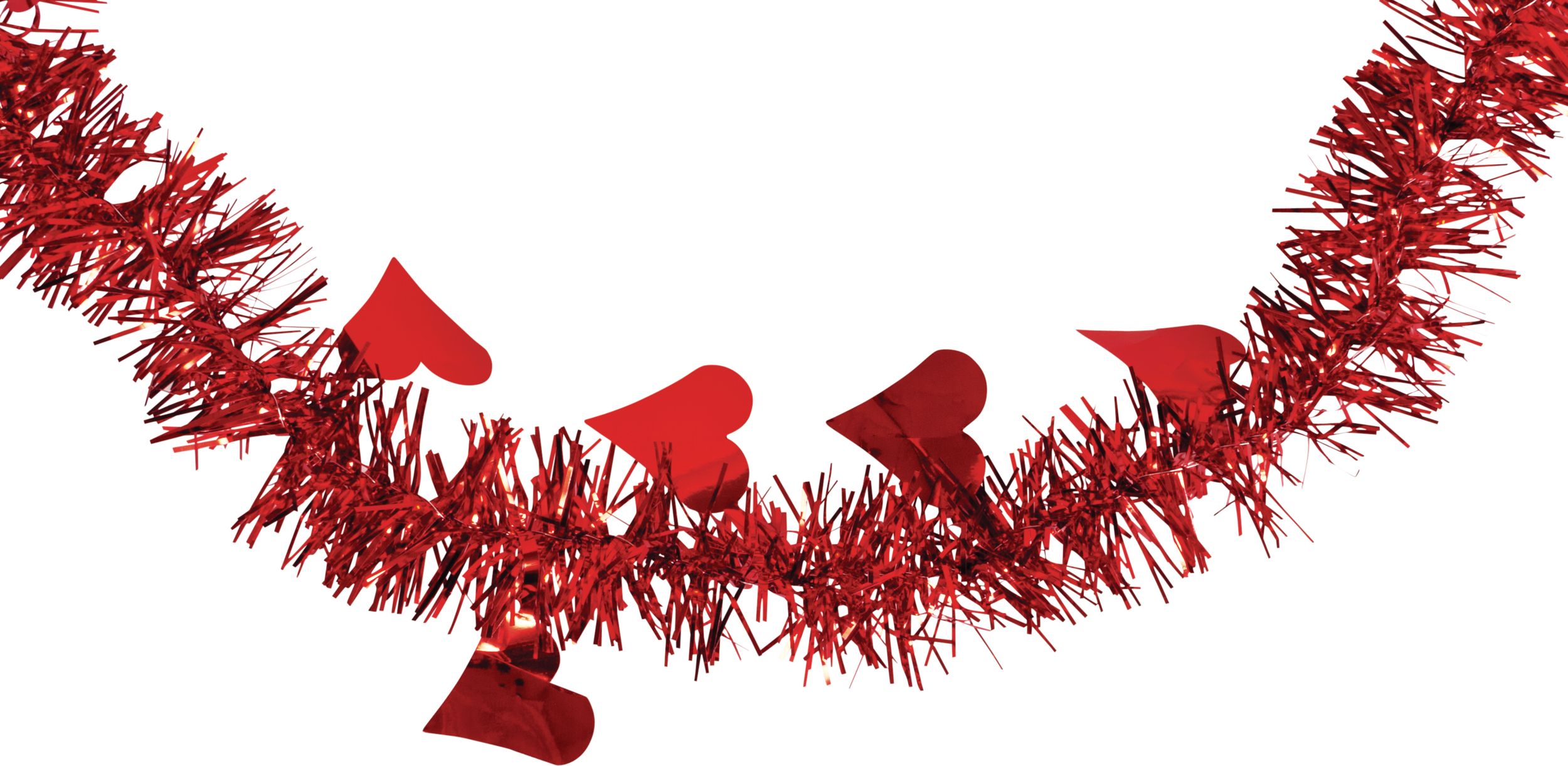 Hearts Tinsel Garland Overhead_Flat