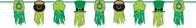Guirlande à pampille de la Saint-Patrick Front_Flat