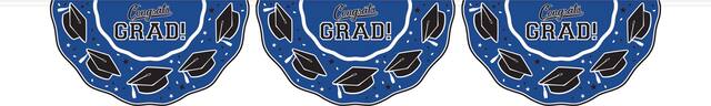 Congrats Grad Bunting Garland Front_Flat