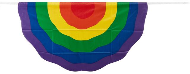 Rainbow Bunting Garland Front_Flat