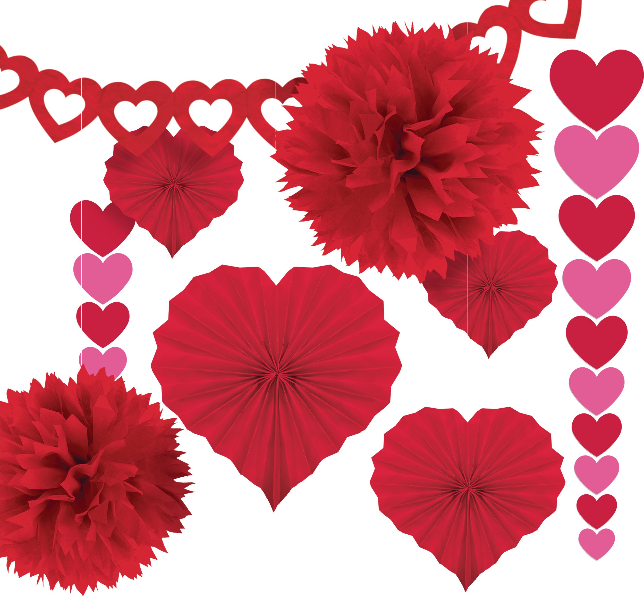 Valentine's Day Decorating Kit, 9-pc Front_Flat
