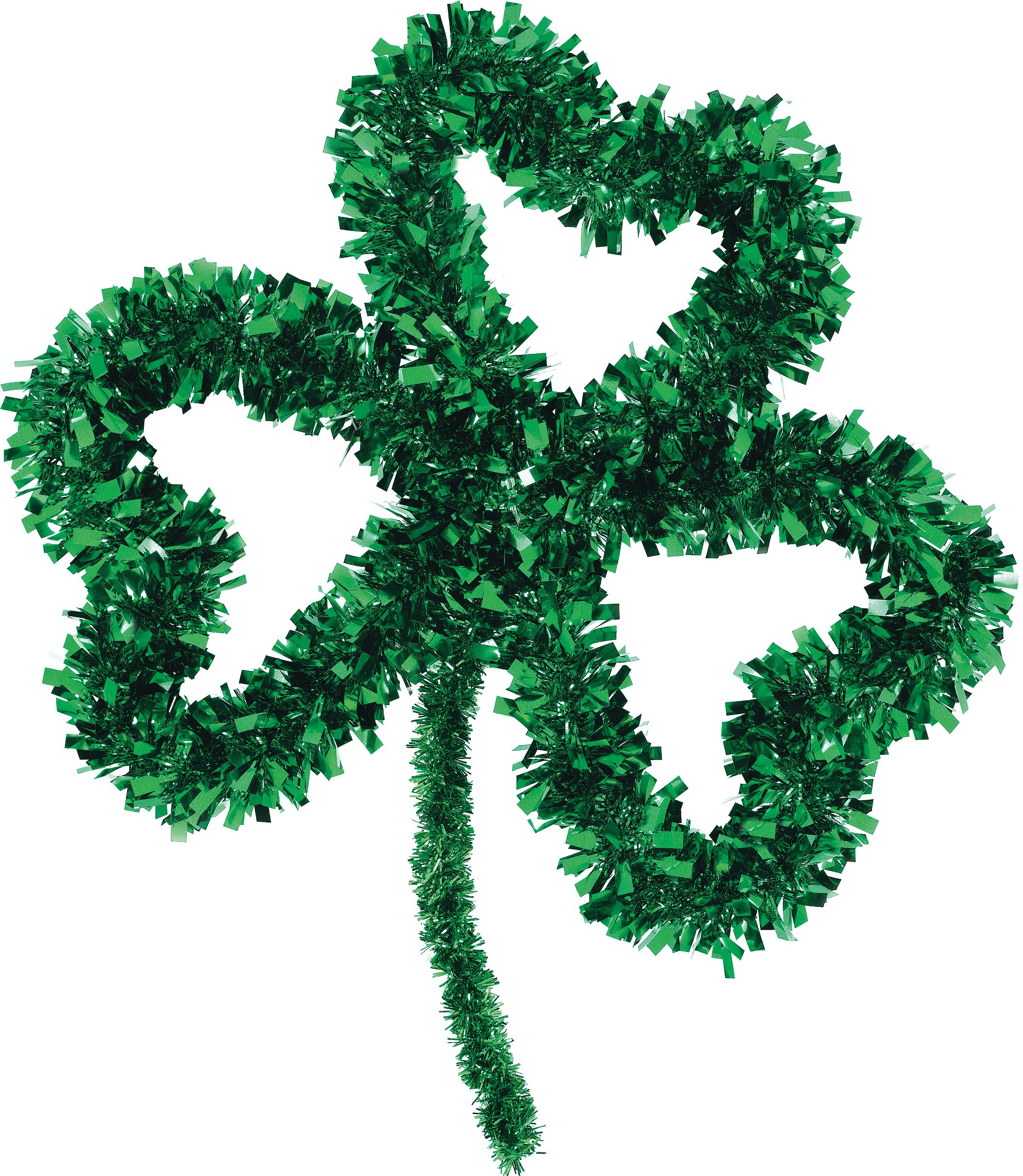Tinsel Shamrock Wreath Party City