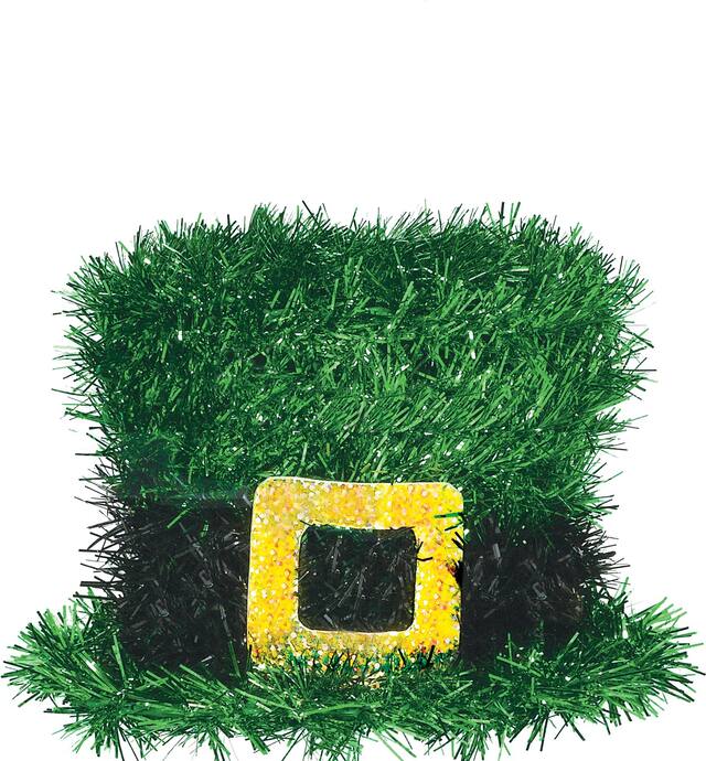 Mini-chapeau de farfadet étincelant&nbsp;3D Front_Flat