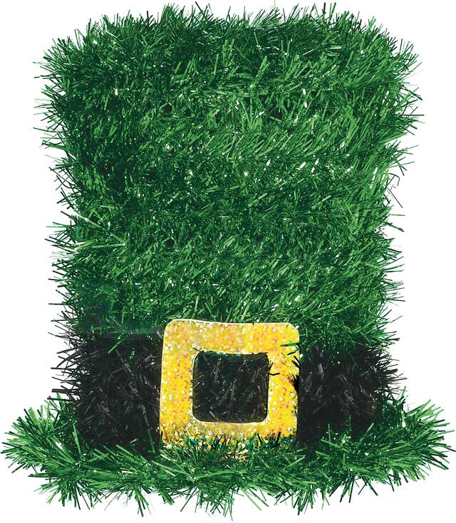 St. Patrick's Day Top Hat Front_Flat