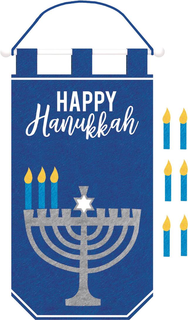 Felt Happy Hanukkah Sign Composite_or_Mixed