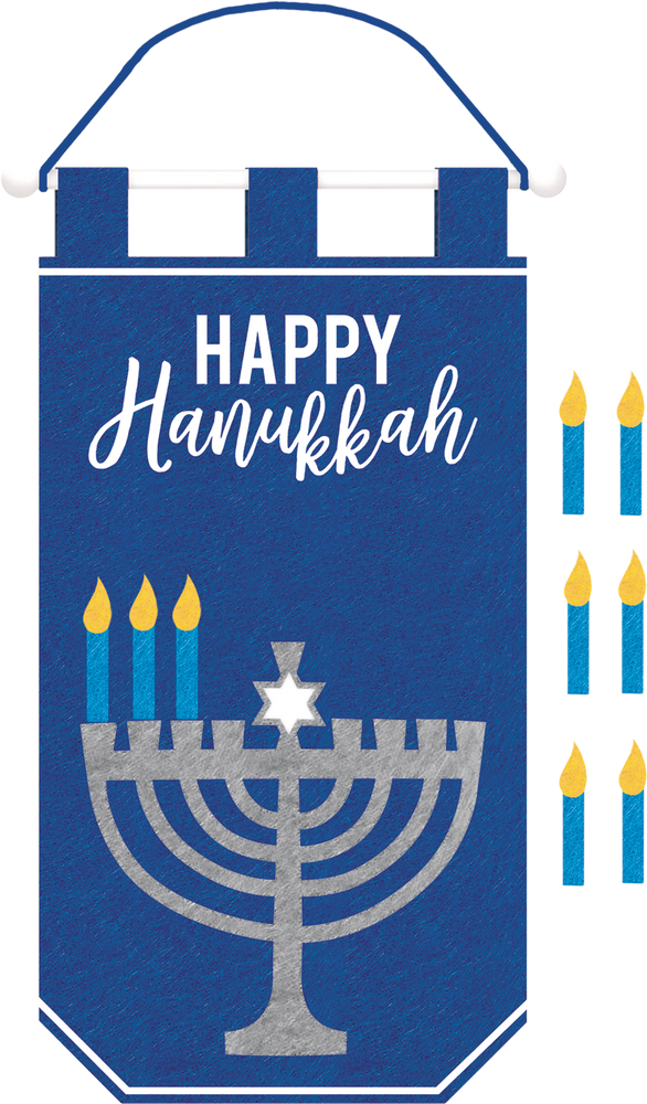 Felt Happy Hanukkah Sign | Party City